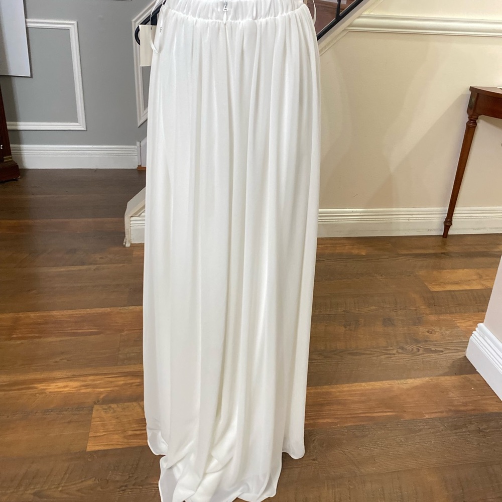 Lulu's White Maxi Skirt - Picture 3 of 9